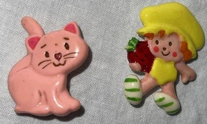 Spille per torta corta alla fragola gatto gnocco e crema pasticcera mela 1981 saluti americani - Foto 1 di 17