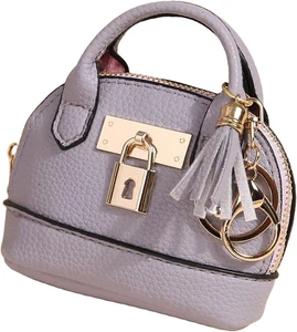 Mini Beuteltasche Handtasche Schlüsselanhänger, süße Tragetasche Münzbörse Schlüsselanhänger, Mini Rucksack - Bild 1 von 6