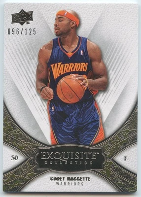 2008-09 Exquisite Collection Set Break - #45 Corey Maggette Warriors /125 - Image 1 of 2