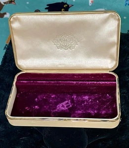 Vintage Farrington Jewelry Case with Burgundy Velvet Lining - Picture 1 of 5
