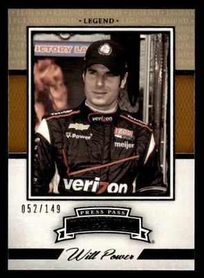 Will Power 2013 Press Pass Legends Gold #/149 #32 Team Penske ESE - Image 1 of 2