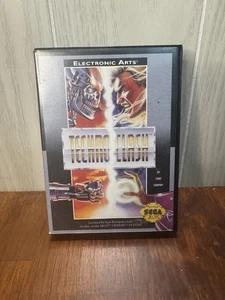 TechnoClash Techno Clash (Sega Genesis, 1993) Authentic Game, CIB Complete - Picture 1 of 6