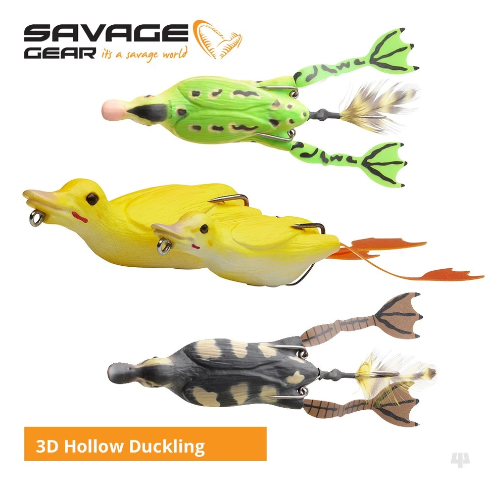 Savage Gear The Fruck 3D Hollow Duckling Weedless Lures - Pike Musky Catfish - Image 1 of 4