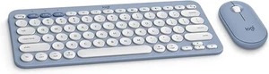 Logitech Pebble 2 Combo for Mac, Wireless Keyboard and Mouse, Slim, Quiet and Po - Photo 1/1