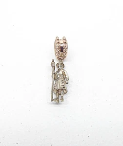 Clogau Welsh Gold Sterling Silver & 9ct Rose Gold London Beefeater Charm. - Picture 1 of 7