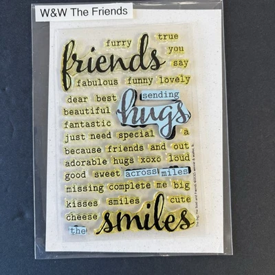 Winnie & Walter The Friends Hugs Smiles 透明未安装邮票 — 第 1/4 张图片