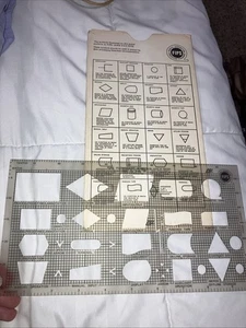 Plantilla de diagrama de flujo estándar FIPS de colección plantilla símbolos regla - Imagen 1 de 5