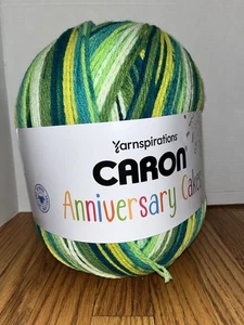 Yarnspirations Caron ANNIVERSARY CAKES Green Flash 35,3 Oz 1000g, 100% Acryl - Bild 1 von 6