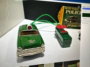 Line Mar Toys batteriebetriebenes ferngesteuertes Polizeiauto mit Sirene & Blinklicht - Bild 1 von 22