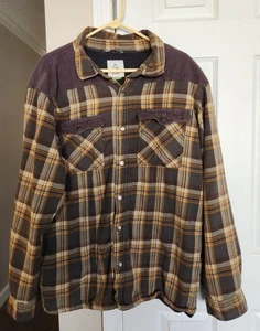 Alpine Design Sherpa gefütterte Jacke Herren XL braun RN44741 - Bild 1 von 6