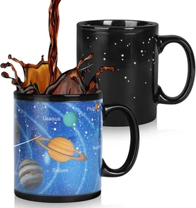 Tazza Magica Da Caffè in Ceramica, Tazza Cambia Colore 12Oz, Tazza Da Caffè in C - Foto 1 di 12