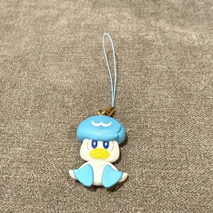 Quaxly Pokemon Mini Figure Strap Toy Mascot TOMY T-ARTS Japanese Anime Netsuke - Picture 1 of 4