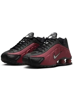 Nike Shox R4 Black Metallic Silver Team Red AR3565-009 Women's Size US 5 - 7.5 - Picture 1 of 7