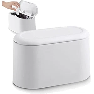 Kabelbinder Papierkorb Mülltonne Aufpoppen Tisch Mülleimer Büro Badezimmer - Bild 1 von 2