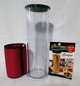 Pasta Perfect  Store Cook Strain/Drain Spaghetti Fast  W/Recipe  Booklet - Picture 1 of 12