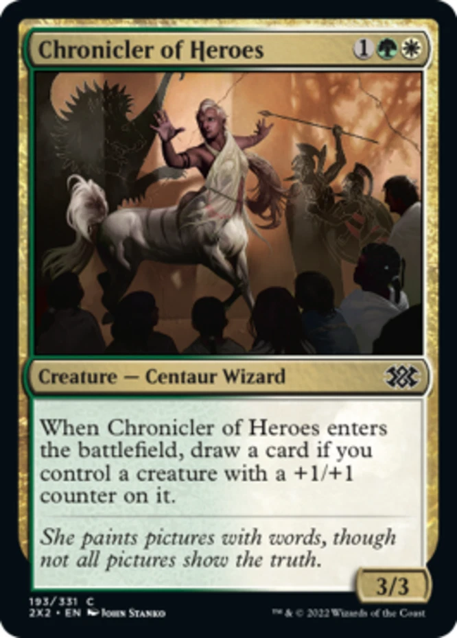 x1 Chronicler of Heroes - Double Masters 2022 - NM - MTG - Image 1 of 1