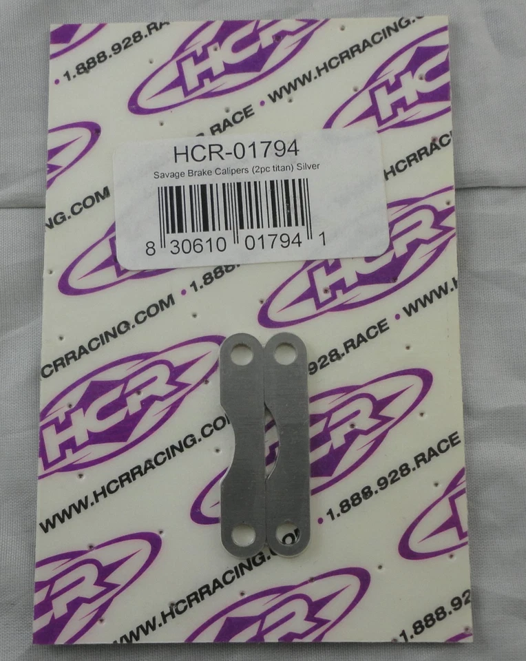 HPI Savage Monster Truck Silver Titanium Brake Calipers HCR-01794 87053 - Image 1 of 1