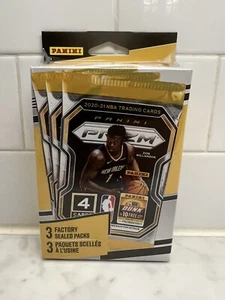 2020-21 Panini Prizm NBA Basketball Retail 3 Pack Hanger Box Factory Sealed - Picture 1 of 3