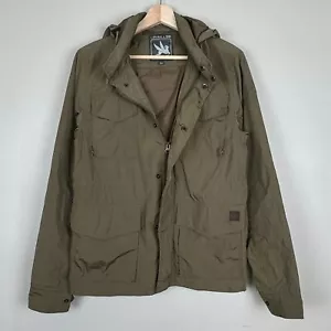Spiewak & Sons Jacket Men S Green Zip Safari Gorpcore Outdoor Cargo Utility Hood - Picture 1 of 20