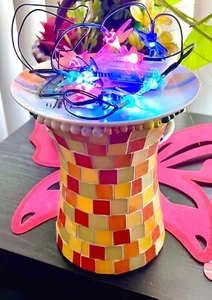 handgefertigte Vogeltränke/Ständer/Schale/Futterhaus - Bild 1 von 4