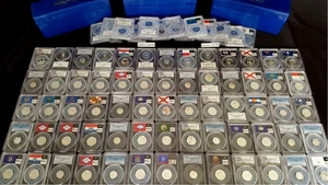 ✯ PCGS 90% SILVER Proof Coins ✯ PR69 Graded SILVER Estate Sale ✯ 1 SLAB LOT ✯ - Picture 1 of 8