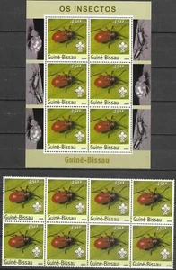 GUINE-BISSAU - 2003 MNH "INSECTS Of The WORLD" S/S & 8er Block (D)! - Bild 1 von 1