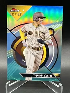 2023 Topps Finest Juan Soto Aqua Refractor /199 - Picture 1 of 1
