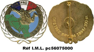 17. Fallschirmjäger-Genie-Regiment, C.R.A.P. SARAJEVO, rund, 1994, Destrée (J114) - Bild 1 von 1