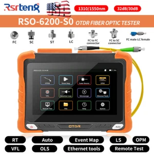 Rsrteng RSO-6200-S0 OTDR 1310/1550nm 32dB/30dB Test LS OPM VFL OLS Ethernet Tool - Picture 1 of 12