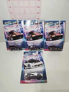 2024 Hot Wheels 90s Street Scene '92 Honda Civic EG 86 NISSAN 180sx LOTTO DI 4 - Foto 1 di 5