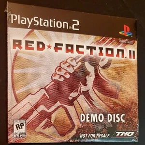 PlayStation 2 Red Faction II Demo Disc THQ PS2 SEALED RARE 2002 NFR - Picture 1 of 2