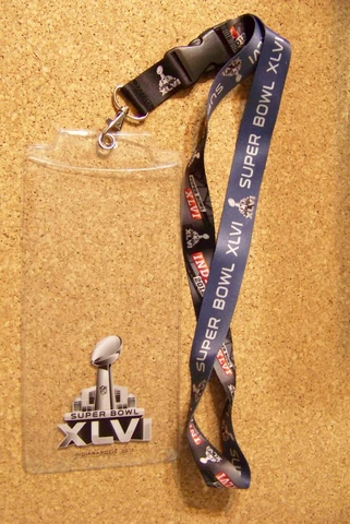 2012 Super Bowl 46 XLVI ticket holder NY New York Giants New England Patriots SB Cover