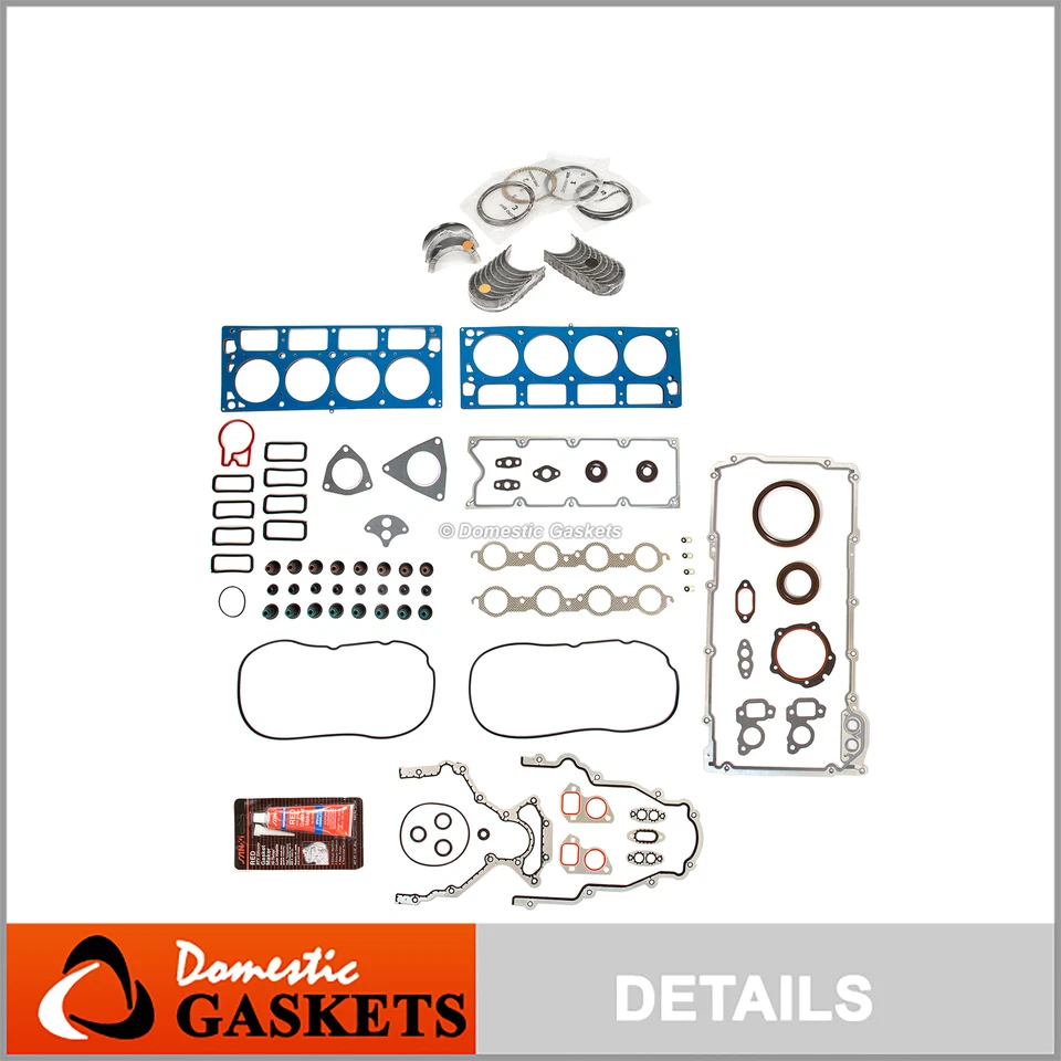 Комплект повторного кольца двигателя подходит для 2002 Chevrolet Pontiac Firebird GTO 5,7 л - Изображение 1 из 4