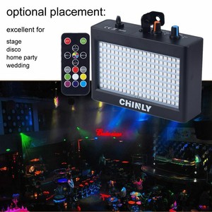 Flash Light Portable 35W RGB 180 LEDs Strobe Remote Sound Control Speed Adjust