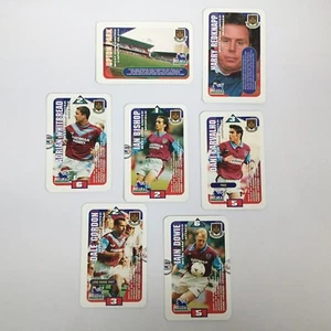 West Ham United 1996 7 Subbuteo Squads Cards Premier League inc tarjeta de estadio - Imagen 1 de 10