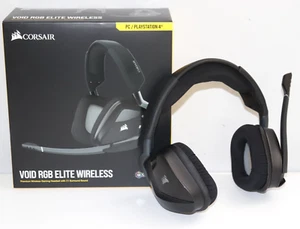 Corsair Void RGB Elite Wireless Gaming Headset Schwarz - B-Ware - Afbeelding 1 van 5