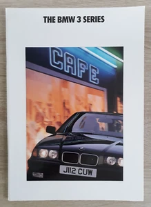 BMW 3 Series Saloons Brochure 1991 - 316i 318i 320i 325i SE E36 - Picture 1 of 10