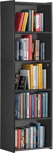 5-Tier Shelf Bookcase, Freestanding Wood Storage Display Open Bookshelf for Home - Picture 1 of 6