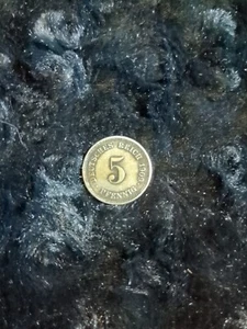 1876 German Empire 5 Pfennig Deutsches Reich Coin - Picture 1 of 2