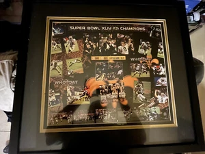 New Orleans Saints. Super bowl Picture . Framed Pictures From Super Bowl 44 - Picture 1 of 1