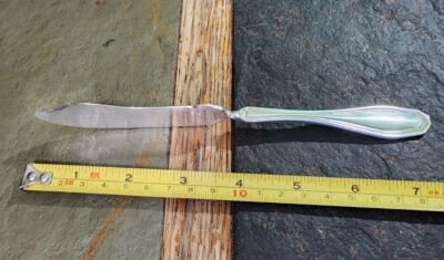 CLINTON SILVERPLATE VINTAGE 1919 COMMODORE PATTERN MASTER BUTTER KNIFE 🧈 - Image 1 of 4