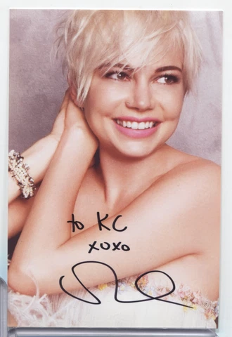 Michelle Williams Actress Autographed 4"x6" Photo w/COA (A) 042423MGL3 Cover