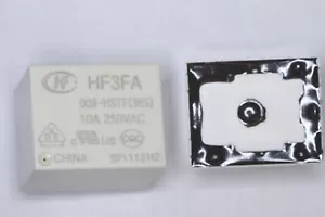10 Stück Relais Nr256 Hongfa HF3FA 009-HSTF 9VDC 1 Schließer 10Amp. 250VAC - Bild 1 von 1