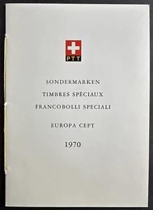Switzerland 1970 Sc# 515-516 Souvenir Folder FDC Set of 2 Stamps EUROPA CEPT - Picture 1 of 5