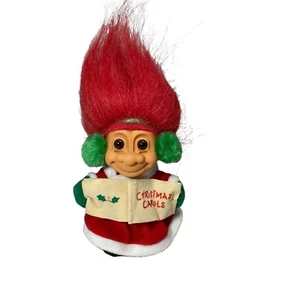 Troll Dolls Russ Vintage Christmas Carols 5” Red Hair - Picture 1 of 6