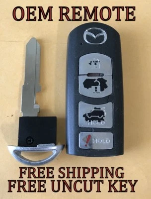 OEM 12-15 MAZDA CX-9 LLAVE INTELIGENTE PROXIMIDAD MANDO A DISTANCIA SIN LLAVE WAZX1T768SKE11A04 Foto 1 de 2