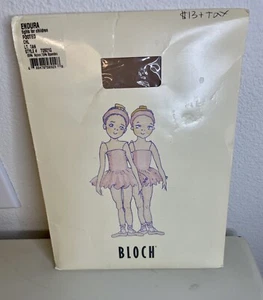 Endura Light Tan Footed Tights Child Size 81-100lbs Chl 57-60 Hight New Bloch - Picture 1 of 5