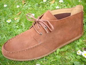 Clarks Saltash Mid ÓXIDO GAMUZA CUERO Mocasín Costura Bota Hombres UK-9 G EU-43 M - Imagen 1 de 6