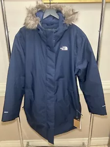 The North Face Women's Plus Arctic Parka Down Coat Summit Navy Size 3X New - Picture 1 of 8
