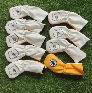 9x Golf Eisen Cover Headcover für Taylormade Mizuno Cobra Titleist Callaway Pxg - Bild 1 von 2
